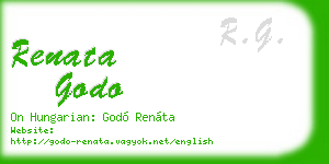 renata godo business card