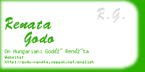 renata godo business card